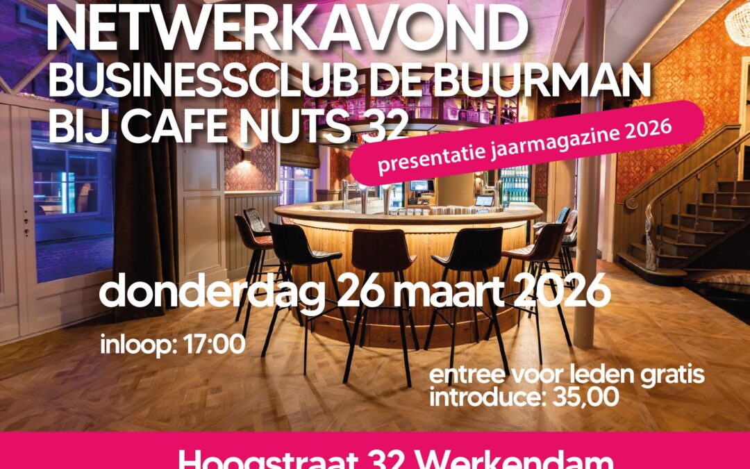 Businessclub De Buurman — opening seizoen 2026 – donderdag 26 maart